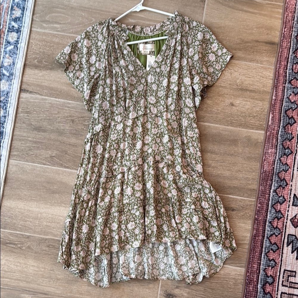 By Anthropologie Robin Tiered Mini Dress